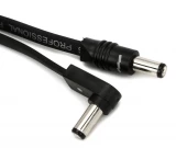 DC1-28 Flat Power Cable - 11.02", Angled-Straight