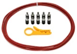 Tightrope DC Power Cable Kit, 10' Red