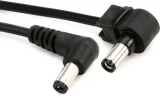 2.1mm-2.5mm Angle-Angle Standard Polarity DC Cable - 12-inch