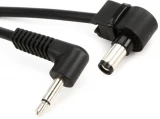 1/8-inch-2.1mm Angle-Angle Standard Polarity DC Cable - 12-inch