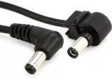2.1mm-2.5mm Angle-Angle Reverse Polarity DC Cable - 12-inch