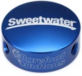 V1 Standard Footswitch Cap - Blue with Sweetwater Logo - Sweetwater Exclusive