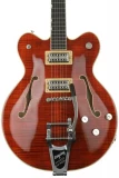 Gretsch G6609TDC Players Edition Broadkaster Center Block - Bourbon Stain, Bigsby Tailpiece