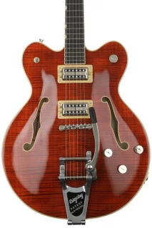 Gretsch G6609TDC Players Edition Broadkaster Center Block - Bourbon Stain, Bigsby Tailpiece