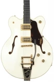Gretsch G6609TDC Players Edition Broadkaster Center Block - Vintage White, Bigsby Tailpiece