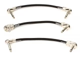 3PDCP06 Right Angle to Right Angle Pedalboard Patch Cable - 6-inch (3-pack)