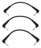 PW-CGTP-305 Classic Series Pedalboard Patch Cable - Right Angle to Right Angle - 6 inch (3-pack)