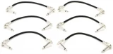 IRG-600.5 Low-profile Right Angle to Right Angle Guitar Patch Cable - 6 inch (6-pack)