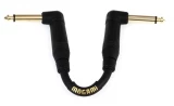 Gold Instrument 0.5 Right Angle to Right Angle Pedal Cable - 6 inch