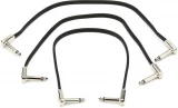 P06222 Flat Ribbon Pedalboard Patch Cable - Right Angle to Right Angle - 12 inch (3-pack)