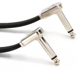 P06228 Single Flat Ribbon Pedalboard Patch Cable - Right Angle to Right Angle - 24 inch