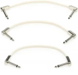 P06385 Flat Ribbon Pedalboard Patch Cable - Right Angle to Right Angle - 6-inch (3-pack)