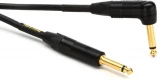 Gold Instrument 02R Straight to Right Angle Pedal Cable - 2 foot