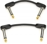 PWFPRR202 TS Right Angle to Right Angle Flat Patch Cable - 2-inch (1-pair)