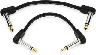 PW-FPRR-204 Right Angle to Right Angle Flat Patch Cable - 4 inch (Twin-pack)