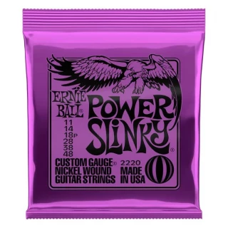 2220 Power Slinky Nickel Wound Electric Guitar Strings - .011-.048