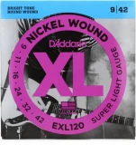 EXL120 XL Nickel Wound Electric Guitar Strings - .009-.042 Super Light