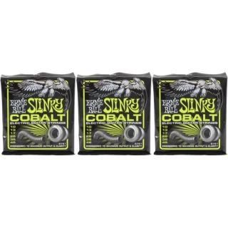 2721 Regular Slinky Cobalt Electric Guitar Strings - .010-.046 3-pack