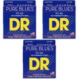 PHR-10 Pure Blues Pure Nickel Electric Guitar Strings - .010-.046 Medium (3-pack)