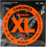 ECG23 XL Chromes Flatwound Electric Guitar Strings - .010-.048 Extra Light