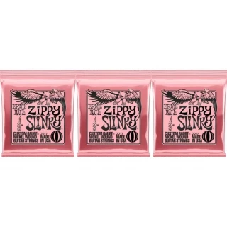 2217 Zippy Slinky Nickel Wound Electric Guitar Strings - .007-.036 (3-Pack)