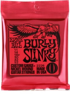 2226 Burly Slinky Nickel Wound Electric Guitar Strings - .011-.052