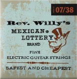 RWN0738 Rev. Willy's Lottery Brand Electric Guitar Strings - .007-.038 Super Fine