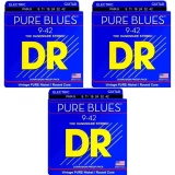PHR-9 Pure Blues Pure Nickel Electric Guitar Strings - .009-.042 Light (3-pack)