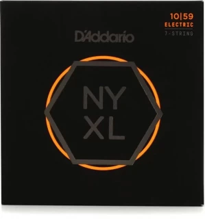 NYXL1059 NYXL Nickel Wound Electric Guitar Strings - .010-.059 Regular Light 7-string