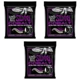 2720 Power Slinky Cobalt Electric Guitar Strings - .011-.048 (3-Pack)