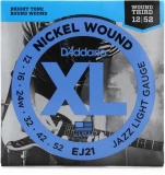 EJ21 XL Nickel Wound Electric Guitar Strings - .012-.052 Jazz Light Wound 3rd