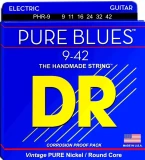 PHR-9 Pure Blues Pure Nickel Electric Guitar Strings - .009-.042 Light