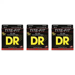 MT-10 Tite-Fit Compression Wound Electric Guitar Strings - .010-.046 Medium (3-Pack)