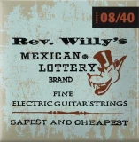 RWN0840 Rev. Willy's Lottery Brand Electric Guitar Strings - .008-.040 Fine