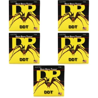 DDT-11 Drop-Down Tuning Nickel Plated Steel Electric Guitar Strings - .011-.054 Heavy (5-Pack)