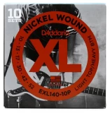EXL140 XL Nickel Wound Electric Guitar Strings - .010-.052 Light Top/Heavy Bottom (10-pack)