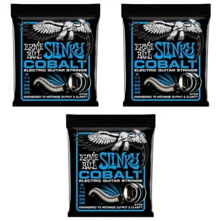 2725 Extra Slinky Cobalt Electric Guitar Strings - .008-.038 (3-Pack)