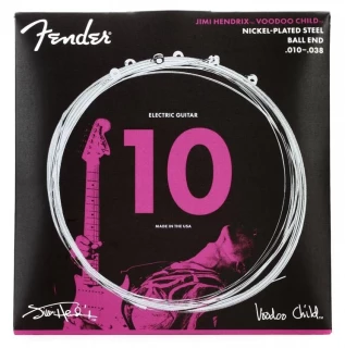 Hendrix Voodoo Child Ball End Nickel Plated Steel Electric Guitar Strings - .010-.038