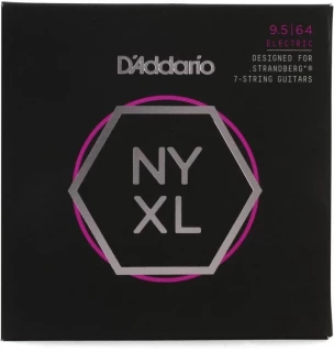 NYXL09564SB NYXL Nickel Wound Electric Guitar Strings - .0095-.064 Custom Light 7-string