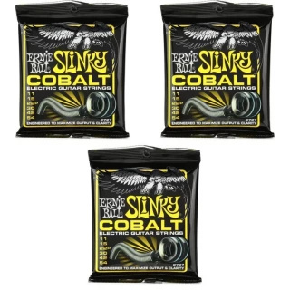 2727 Beefy Slinky Cobalt Electric Guitar Strings - .011-.054 (3-Pack)