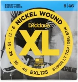 EXL125 XL Nickel Wound Electric Guitar Strings - .009-.046 Super Light Top/Regular Bottom