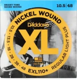 EXL110+ XL Nickel Wound Electric Guitar Strings - .0105-.048 Regular Plus