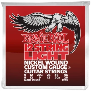 2233 Light Nickel Wound Custom Gauge Electric Strings - .009-.046 12-string