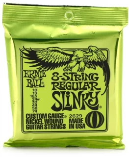 EB2629 Regular Slinky Nickel-wound Electric Guitar Strings - .010-.074, 8-string