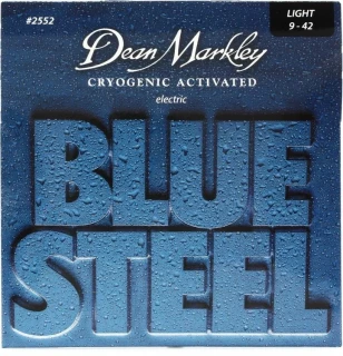 2552 Blue Steel Electric Guitar Strings - .009-.042 Light