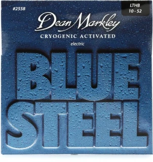2558 Blue Steel Electric Guitar Strings - .010-.052 Light Top/Heavy Bottom