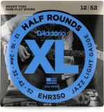 EHR350 XL Half Rounds Electric Guitar Strings - .012-.052 Jazz Light