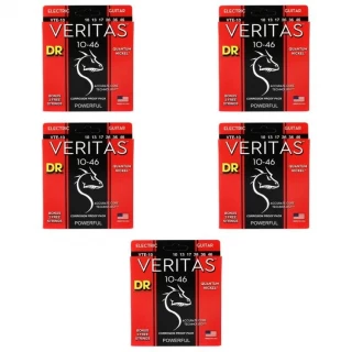 VTE-10 Veritas Electric Guitar Strings - .010-.046 Medium (5-pack)