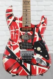 Striped Series Frankenstein Relic - Red/Black/White vs Les Paul Standard '50s P90 Electric Guitar - Gold Top