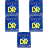 PHR-10/52 Pure Blues Pure Nickel Electric Guitar Strings - .010-.052 Big and Heavy (5-Pack)
